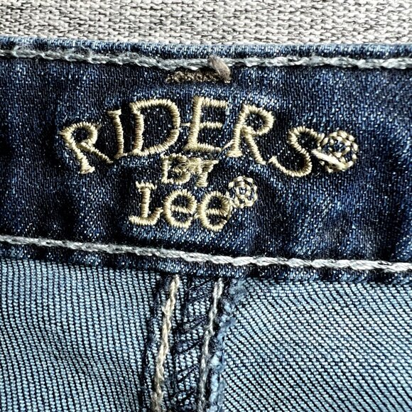 Riders by Lee Womens Jeans Size 12 Petite Denim Blue Boot Cut - Picture 5 of 14